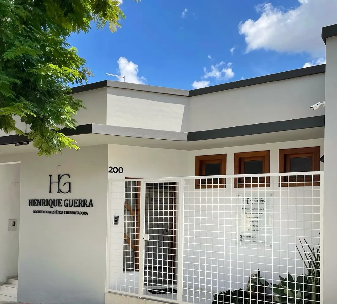 Fachada da clínica Henrique Guerra Odontologia